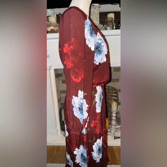 Anthropologie Plenty By Tracy Reese Aleah Floral Faux Wrap Dress Size M EUC - Picture 6 of 15